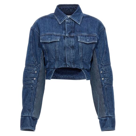 Off-White Women 'Motorcycle' Denim Jacket